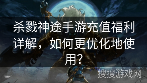 杀戮神途手游充值福利详解，如何更优化地使用？