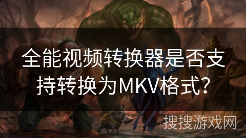 全能视频转换器是否支持转换为MKV格式？