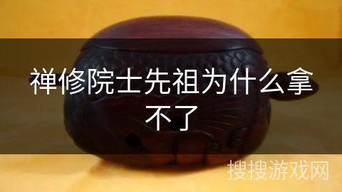 禅修院士先祖为什么拿不了