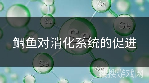 鲷鱼对消化系统的促进