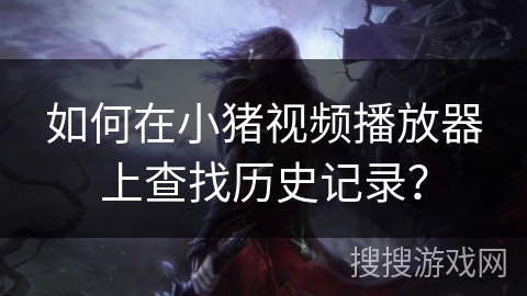 如何在小猪视频播放器上查找历史记录? 如何在小猪视频播放器上查找历史记录?