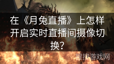 在《月兔直播》上怎样开启实时直播间摄像切换？