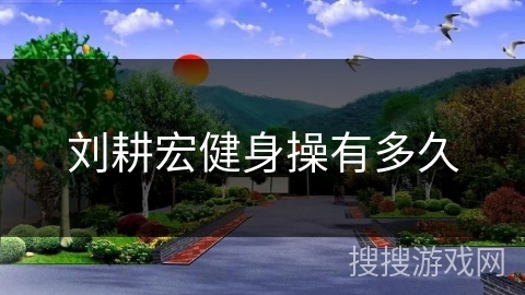 刘耕宏健身操有多久