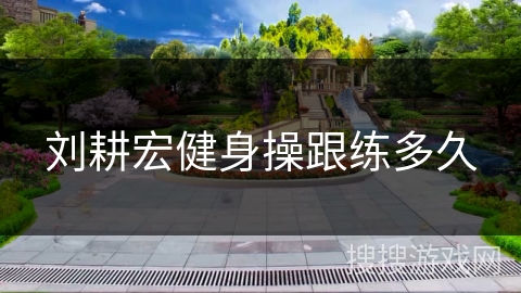 刘耕宏健身操跟练多久