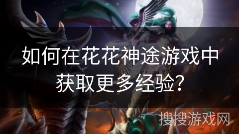 如何在花花神途游戏中获取更多经验？