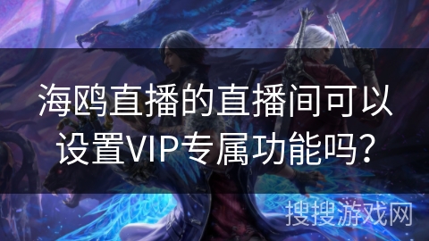 海鸥直播的直播间可以设置VIP专属功能吗？