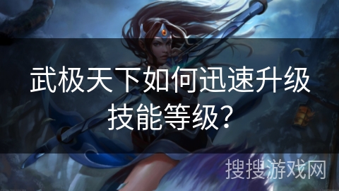 武极天下如何迅速升级技能等级？