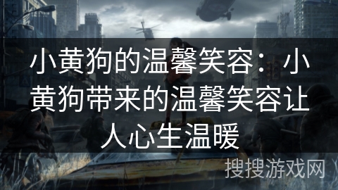 小黄狗的温馨笑容：小黄狗带来的温馨笑容让人心生温暖