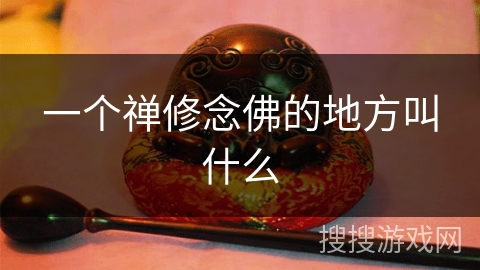 一个禅修念佛的地方叫什么