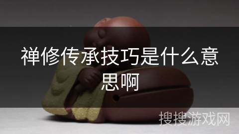 禅修传承技巧是什么意思啊