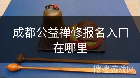 成都公益禅修报名入口在哪里