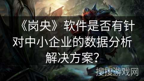 《岗央》软件是否有针对中小企业的数据分析解决方案？