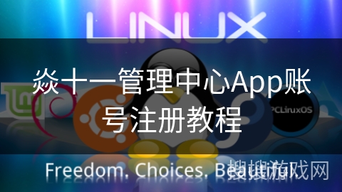 焱十一管理中心App账号注册教程