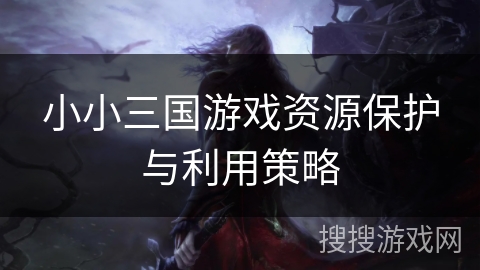 小小三国游戏资源保护与利用策略
