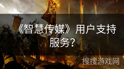 《智慧传媒》用户支持服务？