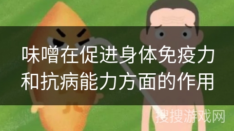 味噌在促进身体免疫力和抗病能力方面的作用