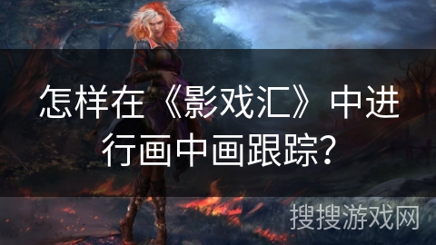 怎样在《影戏汇》中进行画中画跟踪？