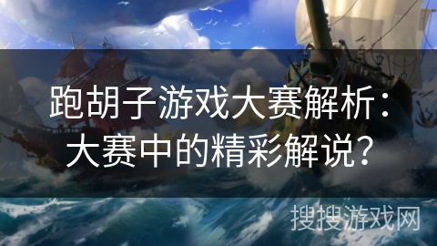 跑胡子游戏大赛解析：大赛中的精彩解说？