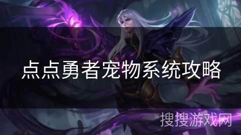 点点勇者宠物系统攻略