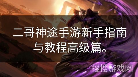 二哥神途手游新手指南与教程高级篇。