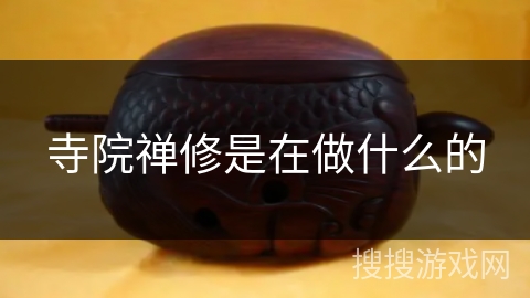 寺院禅修是在做什么的