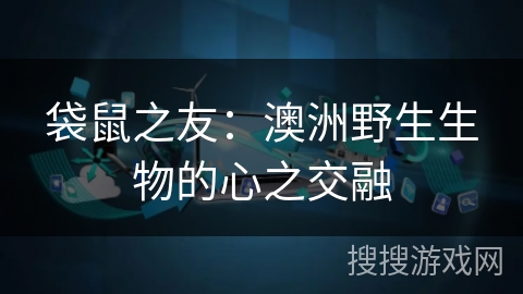 袋鼠之友：澳洲野生生物的心之交融