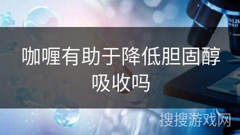 咖喱有助于降低胆固醇吸收吗