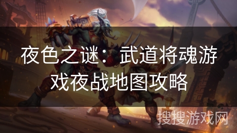 夜色之谜：武道将魂游戏夜战地图攻略