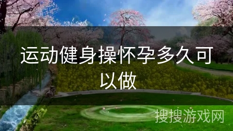 运动健身操怀孕多久可以做