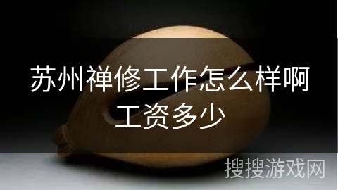 苏州禅修工作怎么样啊工资多少