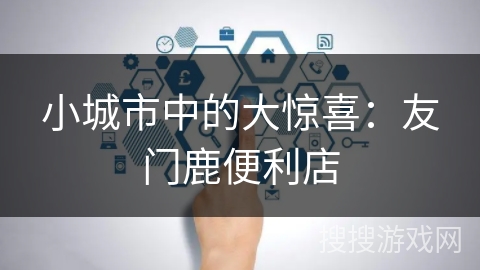 小城市中的大惊喜:友门鹿便利店 小城市中的大惊喜:友门鹿便利店