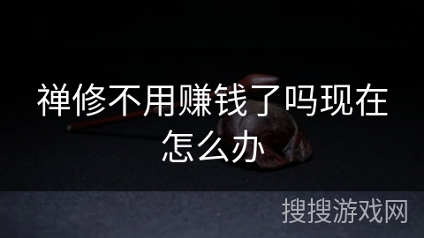 禅修不用赚钱了吗现在怎么办