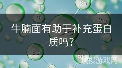 牛腩面有助于补充蛋白质吗? 牛腩面有助于补充蛋白质吗?