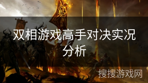 双相游戏高手对决实况分析