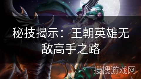 秘技揭示：王朝英雄无敌高手之路