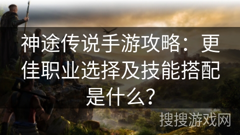 神途传说手游攻略：更佳职业选择及技能搭配是什么？