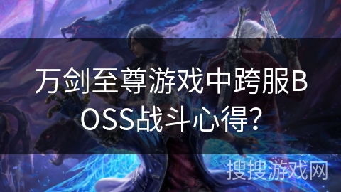 万剑至尊游戏中跨服BOSS战斗心得？
