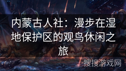 内蒙古人社：漫步在湿地保护区的观鸟休闲之旅