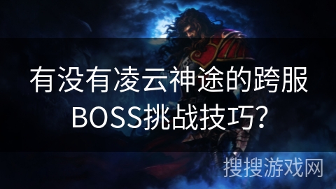 有没有凌云神途的跨服BOSS挑战技巧？