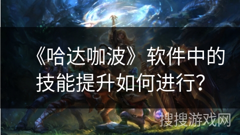 《哈达咖波》软件中的技能提升如何进行？