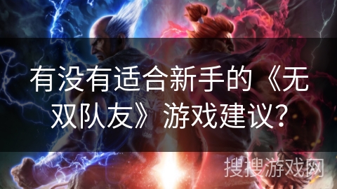 有没有适合新手的《无双队友》游戏建议？