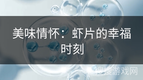 美味情怀：虾片的幸福时刻