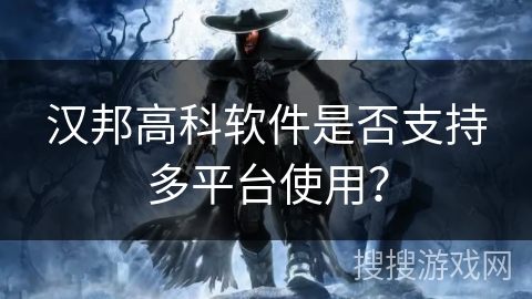 汉邦高科软件是否支持多平台使用？