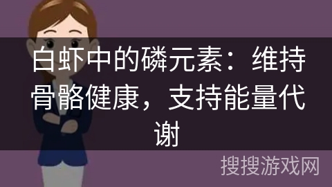 白虾中的磷元素：维持骨骼健康，支持能量代谢