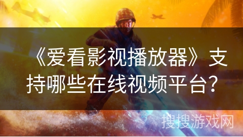 《爱看影视播放器》支持哪些在线视频平台？