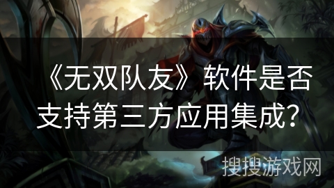 《无双队友》软件是否支持第三方应用集成？
