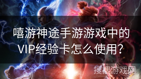 嘻游神途手游游戏中的VIP经验卡怎么使用？