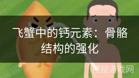 飞蟹中的钙元素：骨骼结构的强化