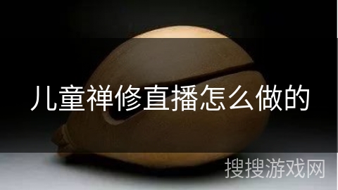 儿童禅修直播怎么做的