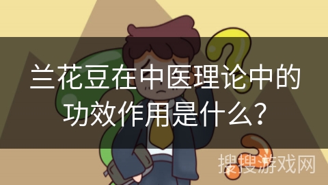 兰花豆在中医理论中的功效作用是什么？